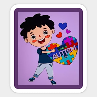 Autism Awareness Sticker